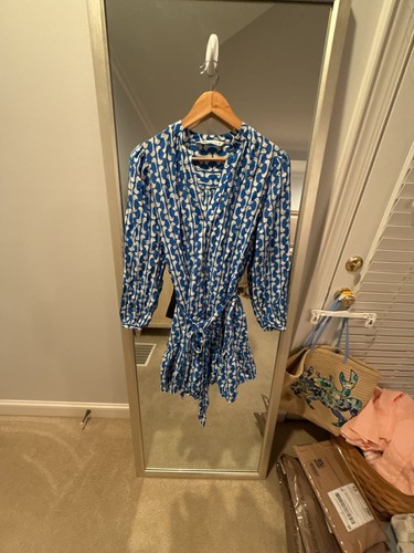 Abito mini camicia - zara, blu