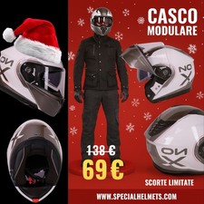 casco moto modulare apribile