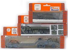 ROCO MINITANKS 179/329/488 HO H0 M26 CARRO ARMATO TRANS. , M977 IMPIANTO DI RIFORNIMENTO, LEOPARD 2