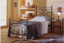 Letto Capitol testata e pediera in ferro battuto