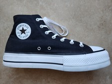 CONVERSE All Star Lift High Platform Women 560845C BLACK/WHITE - Taglia 42 EU.