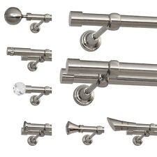 Bastone per tende bastone per tende 19 mm 1 passante/2 passanti acciaio inox design metallo