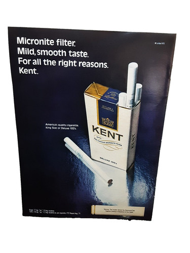 Sigarette kent 1972 con filtro - kent,