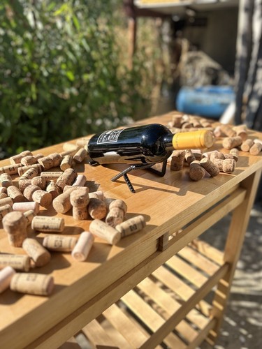 Porta bottiglie vino legno - bottiglie,