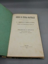 CORSO DI STORIA NATURALE Camerano Lessona - Fratelli Treves 1886