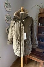Cappotto parka Zara verde kaki
