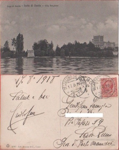 Cartolina lago di garda - lago,