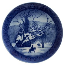 PIATTO DI NATALE ROYAL COPENHAGEN  1967