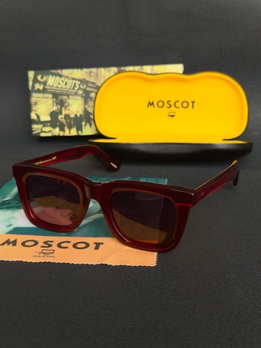Moscot burgundy sunglasses - burgundy,