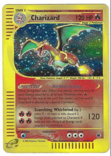 Charizard 165 expedition set - charizard, 6/165