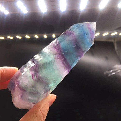 Natural rainbow fluorite - natural,