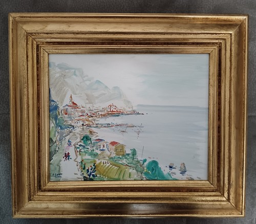 Paesaggio dipinto tecnica