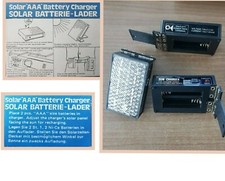 1 carica batterie AAA energia SOLARE charger battery ecologica caricatore pile 