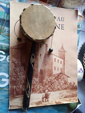 tamburo vintage con manico e