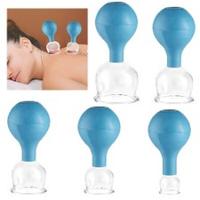 5 Pezzi Coppette Massaggio