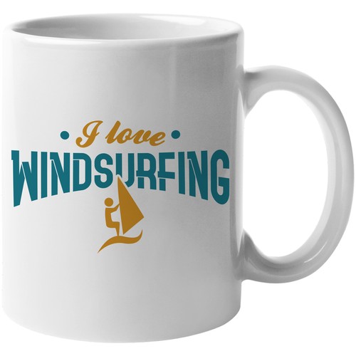 Amo windsurf tazza regalo - windsurf.,