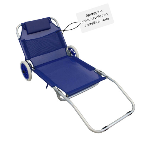 Spiaggina sedia sdraio con - sedia,