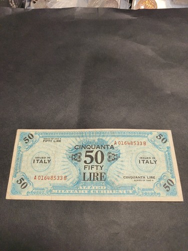 Lire serie 1943 a b - 50,