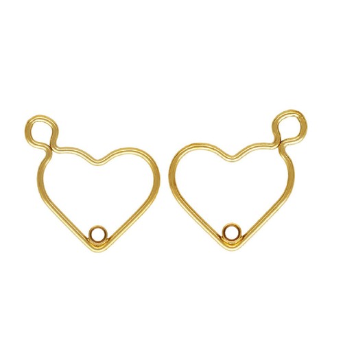 Charm cuore pieno oro - , 14