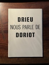 DRIEU LA ROCHELLE/DRIEU NOUS