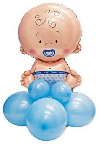 Kit palloncini azzurro - kit, 8