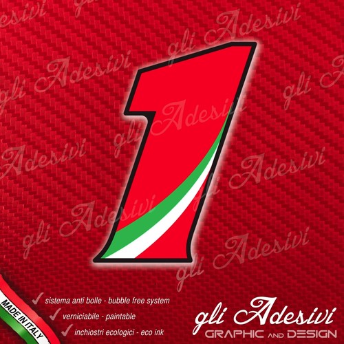 Adesivo stickers numero moto - stickers,