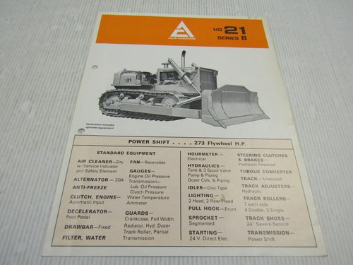 Brochure bulldozer trattore - bulldozer,