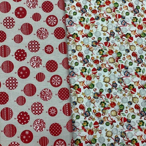 Tessuto cotone natale sfere - cotone, 20