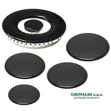 KIT PIATTELLI E SPARTIFIAMMA TRIPLA CORONA PER PIANO COTTURA SMEG 5 FUOCHI