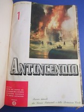 ANTINCENDIO Rivista 1953 Annata completa -Ed PAIS VIGILI del FUOCO Pompieri RARA