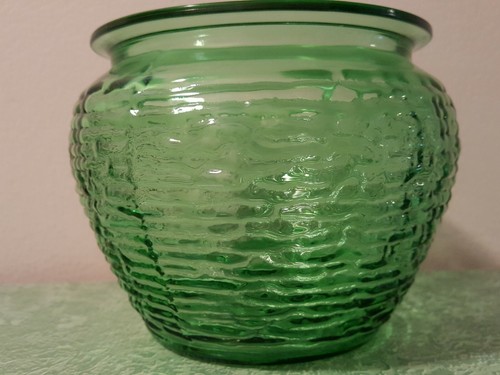 Vaso fiori vetro verde - fiori,