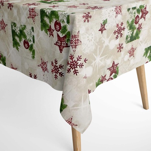 Tovaglia cotone natale avvento - tovaglia,