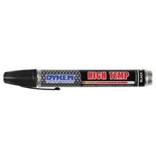 Dykem Penna Fusibile Alta Temp Nera Punta Media per Vetro, Ceramica e Altro