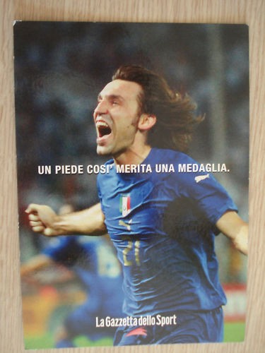 Promocard italia mondiali 2006 - italia,