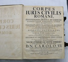 Antico libro di giurisprudenza