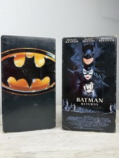 Batman VHS Tape Lot 2 Tim