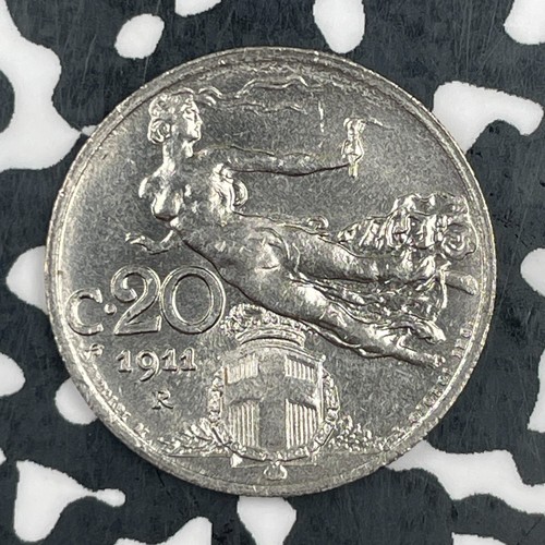 Lotto centesimi italia 1911 - 20,