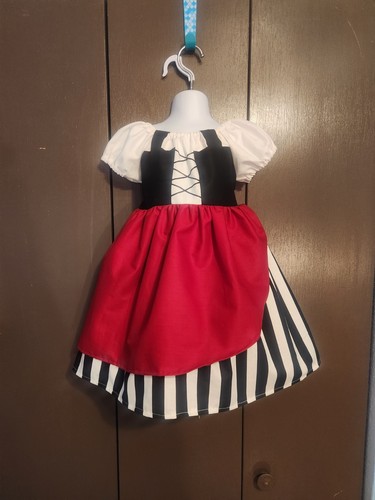 Abito pirata rosso nero - rosso/nero, 6m-6y