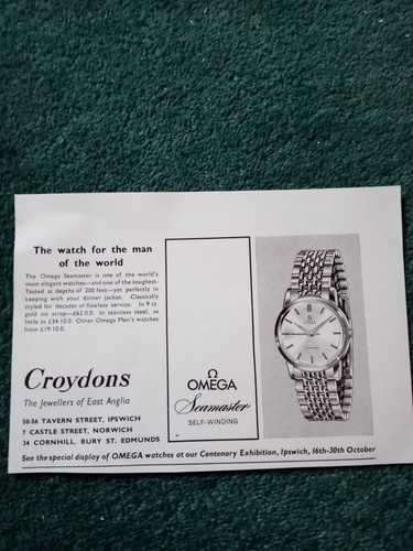 Ephemera 1965 advert - ephemera,