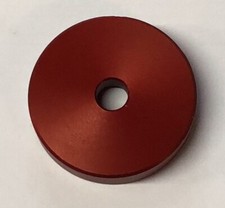 Adattatore Universale 45 Giri Alluminio Giradischi Piatti Vinile Disco 7" ROSSO 