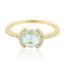 Elegante anello aureola