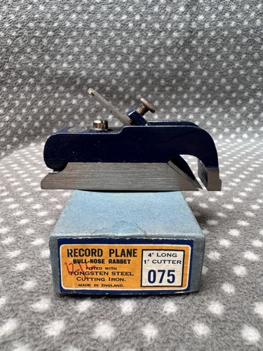 Record plane bull nose - plane, rabbet