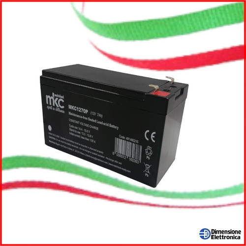 Batteria piombo 12v 7ah - piombo,