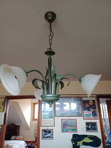Lampadario ferro battuto - in,