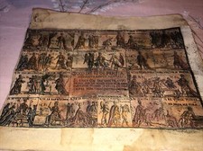 Antico Gioco Dell’oca ,gioco Dei Dadi Su Cartoncino Epoca 1700