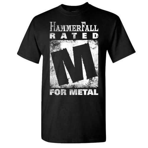 Maglietta hammerfall rated - maglietta,