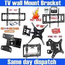 SUPPORTO STAFFA PARETE TV SLIM PER 26 30 32 40 42 50 63 POLLICI PIATTO 3D LCD LED PLASMA