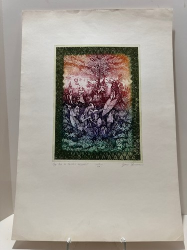 Acquaforte colori firmata - acquaforte, a