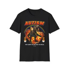 T-shirt divertente autismo