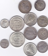 Svizzera 1/2Fr. 1 Fr. 2Fr. 5